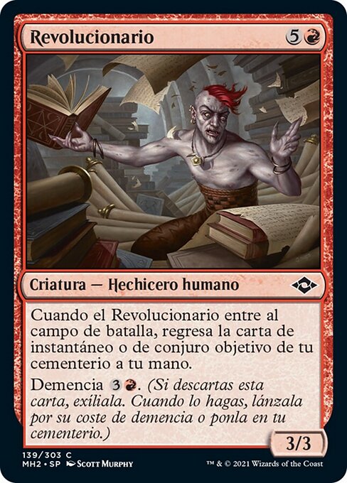 Revolucionário (Revolutionist) - Modern Horizons 2 (#139) - Illustrated by Scott Murphy - Magic: The Gathering Card