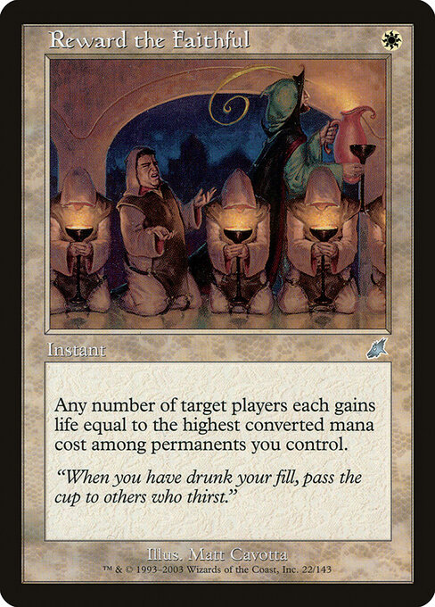 Reward the Faithful - Scourge Magic card