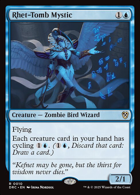 Rhet-Tomb Mystic - Aetherdrift Commander Magic card