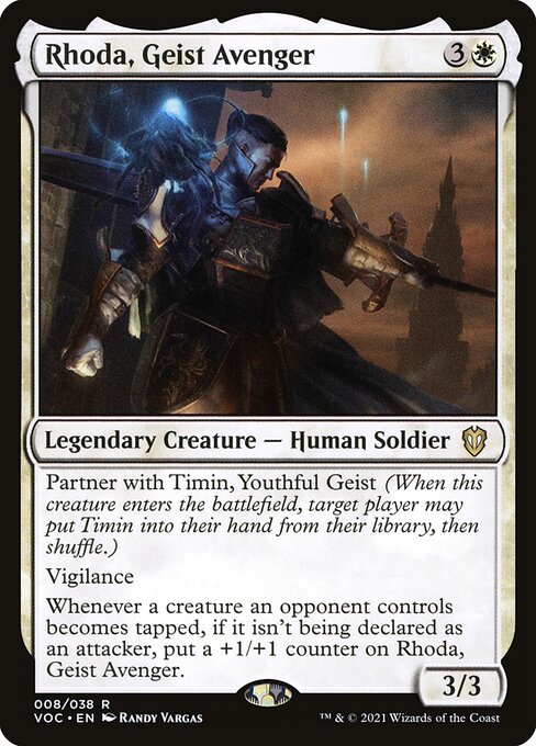 Rhoda, Geist Avenger - Crimson Vow Commander Magic card