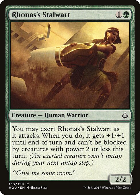 Rhonas's Stalwart - Hour of Devastation Magic card