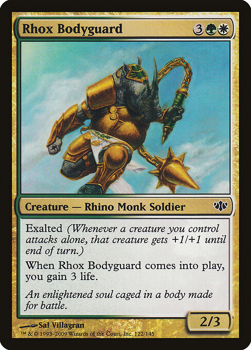Rhox Bodyguard - Conflux Magic card
