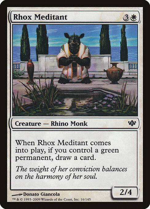 Rhox Meditant - Conflux Magic card