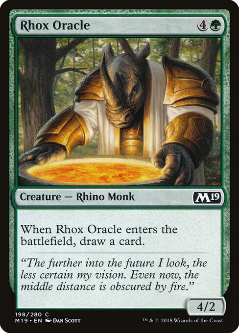 Rhox Oracle - Core Set 2019 Magic card