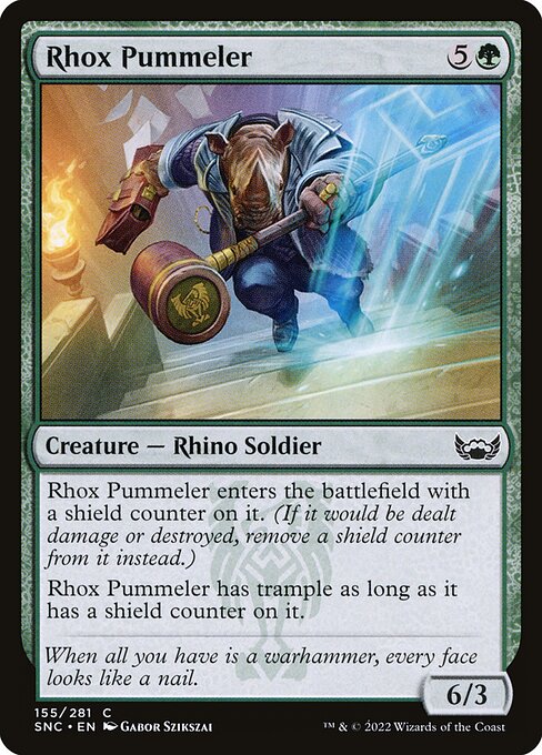 Rhox Pummeler - Streets of New Capenna Magic card
