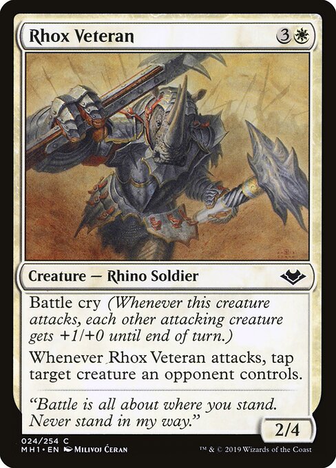 Rhox Veteran - Modern Horizons Magic card