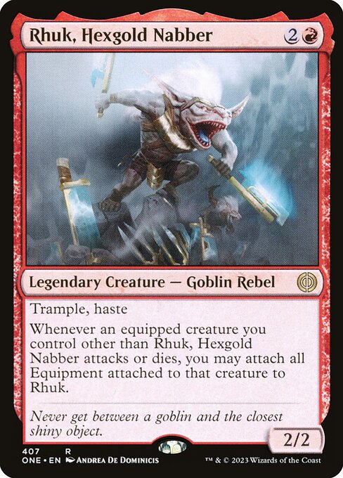 Rhuk, Hexgold Nabber - Phyrexia: All Will Be One Magic card