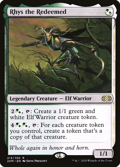 Rhys the Redeemed - Double Masters Magic card