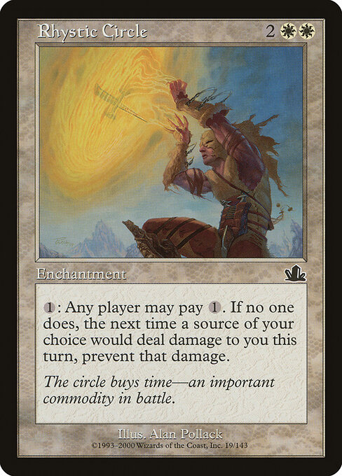 Rhystic Circle - Prophecy Magic card