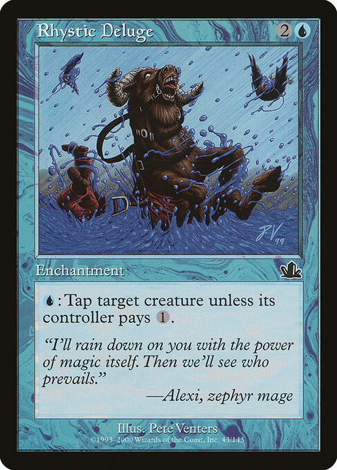 Rhystic Deluge - Prophecy Magic card
