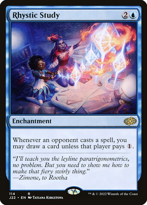 Rhystic Study - Jumpstart 2022 Magic card