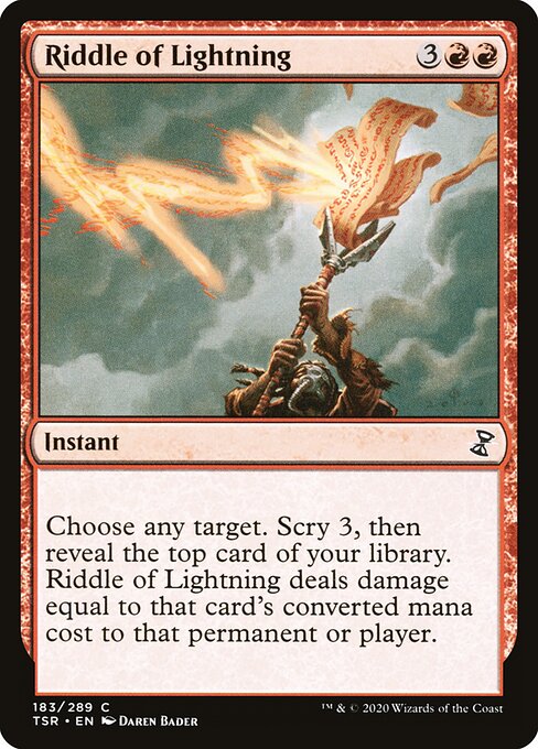 Riddle of Lightning - Time Spiral Remastered Magic card