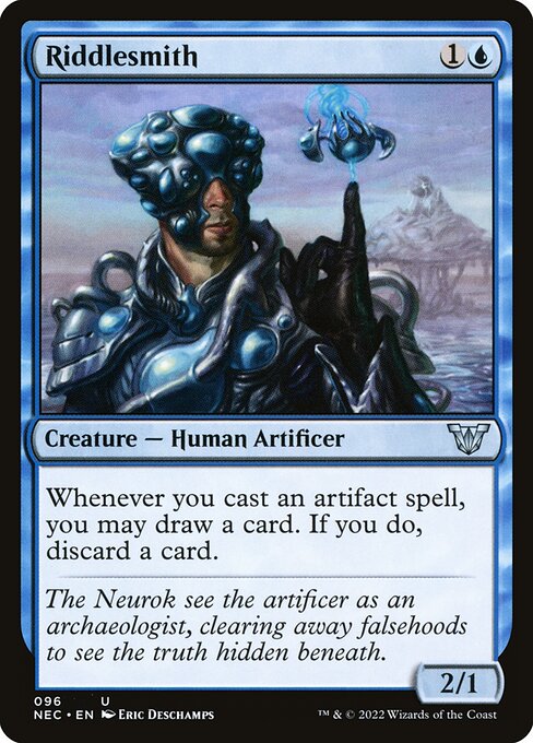 Riddlesmith - Neon Dynasty Commander Magic card