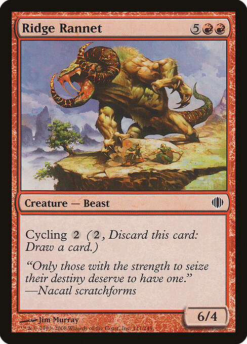 Ridge Rannet - Shards of Alara Magic card