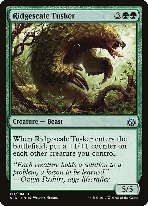 Ridgescale Tusker - Aether Revolt Magic card