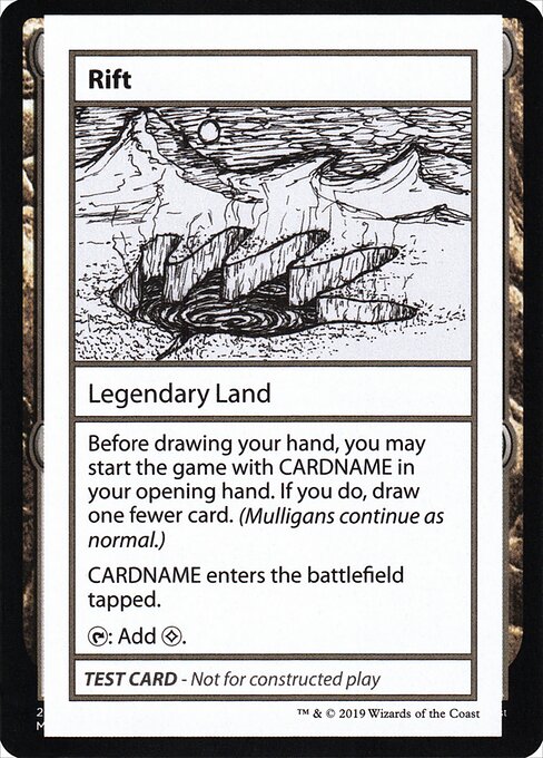 Rift - Mystery Booster Playtest Cards 2021 Magic card
