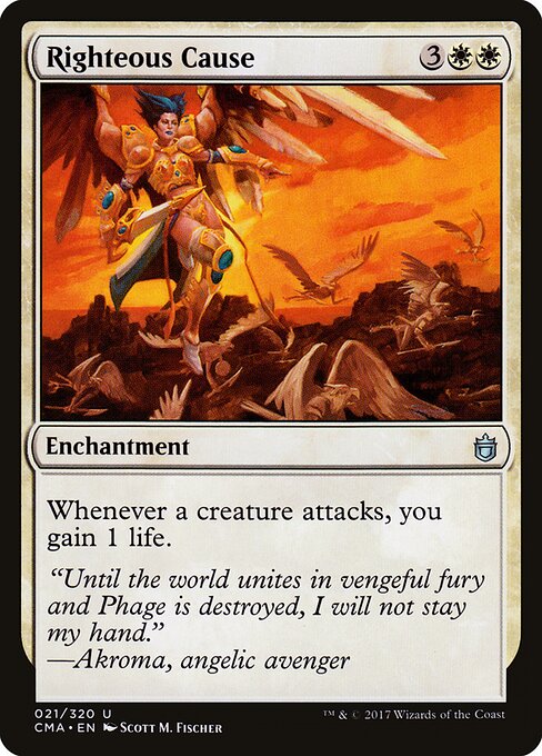 Righteous Cause - Commander Anthology Magic card