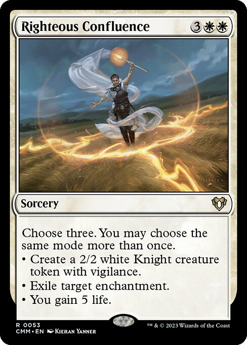 Righteous Confluence - Commander Masters Magic card