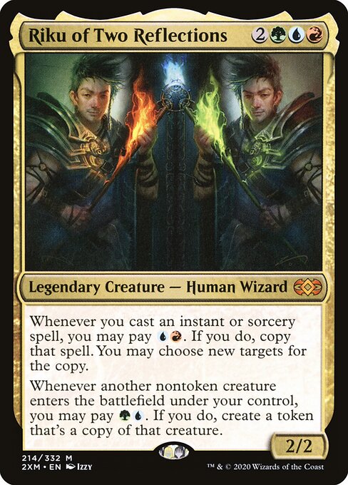 Riku of Two Reflections - Double Masters Magic card