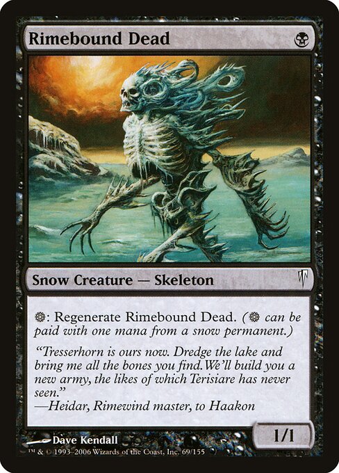 Rimebound Dead - Coldsnap Magic card
