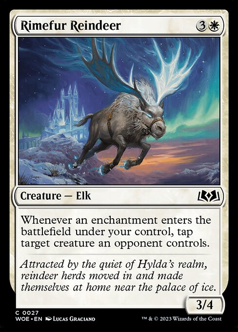 Rimefur Reindeer - Wilds of Eldraine Magic card