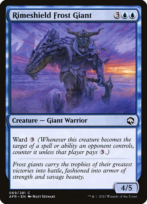 Rimeshield Frost Giant - Adventures in the Forgotten Realms Magic card