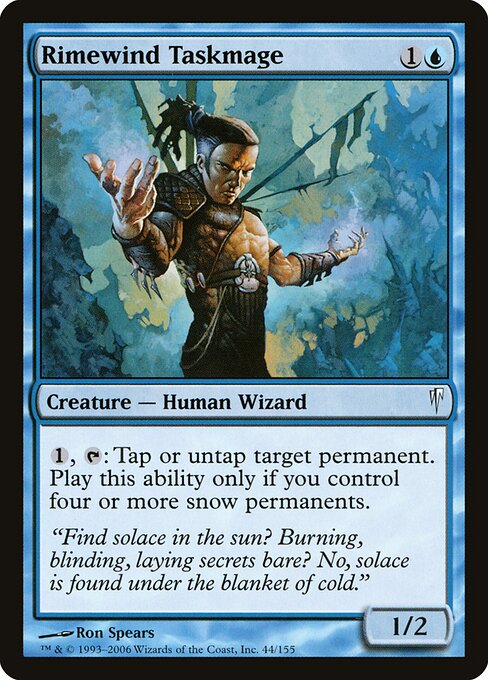 Rimewind Taskmage - Coldsnap Magic card