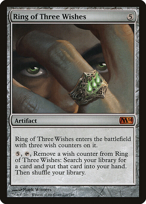 Ring of Three Wishes - Magic 2014 Magic card