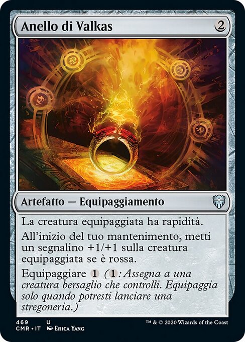 Anello di Valkas (Ring of Valkas) - Magic 2013 (#214) - Illustrated by Erica Yang - Magic: The Gathering Card