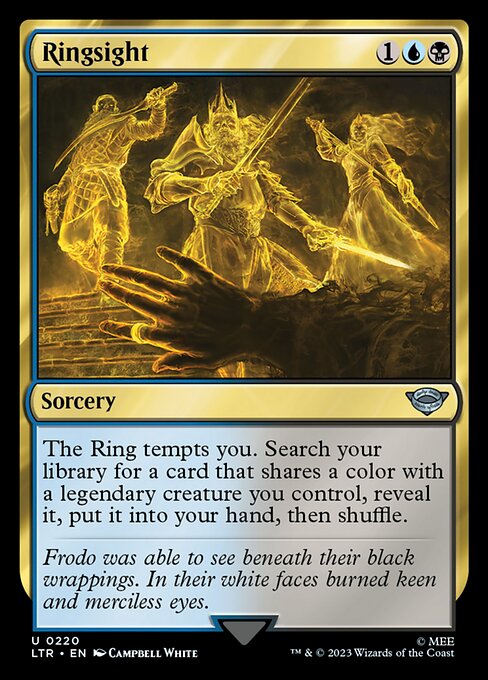 Ringsight - The Lord of the Rings: Tales of Middle-earth Magic card