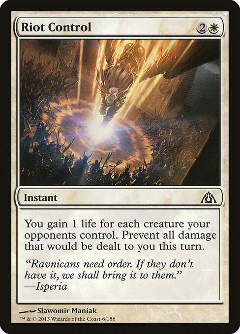 Riot Control - Dragon's Maze Magic card