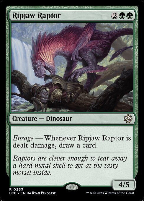 Ripjaw Raptor - The Lost Caverns of Ixalan Commander Magic card