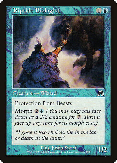 Riptide Biologist - Onslaught Magic card