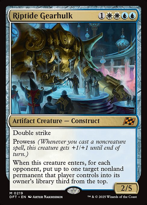 Riptide Gearhulk - Aetherdrift Magic card