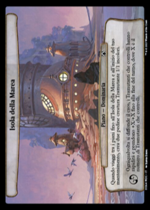 Springflut-Insel (Riptide Island) - March of the Machine Commander (#64) - Illustrated by Jesper Ejsing - Magic: The Gathering Card