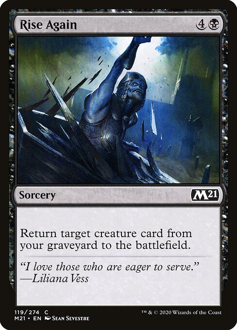 Rise Again - Core Set 2021 Magic card