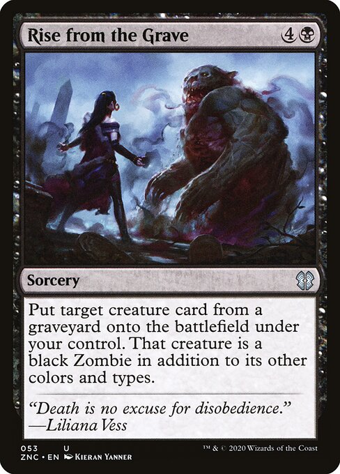 Rise from the Grave - Zendikar Rising Commander Magic card