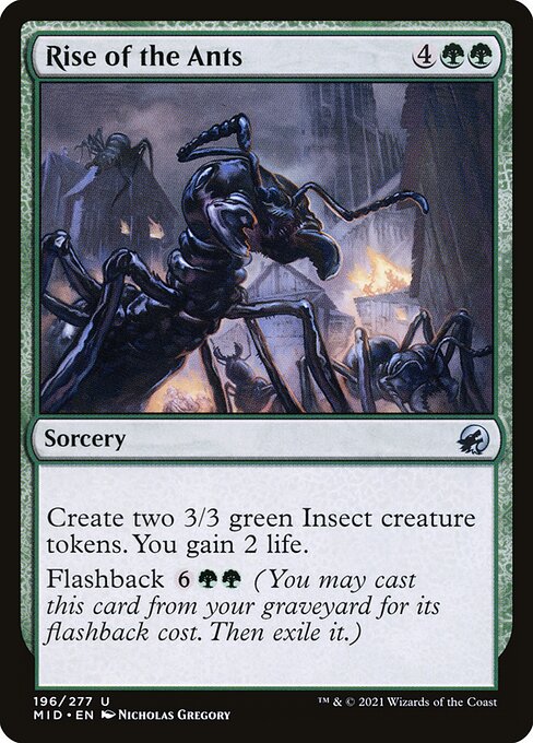 Rise of the Ants - Innistrad: Midnight Hunt Magic card