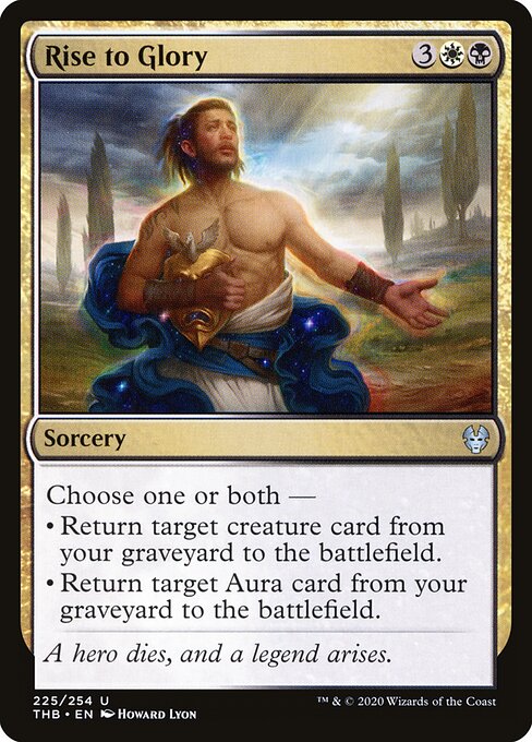 Rise to Glory - Theros Beyond Death Magic card