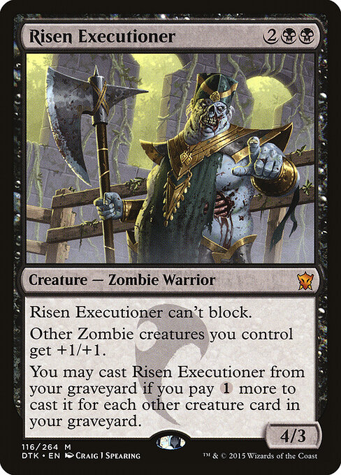 Risen Executioner - Dragons of Tarkir Magic card