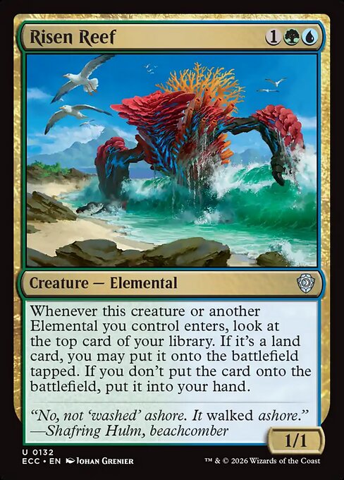 Risen Reef - Lorwyn Eclipsed Commander Magic card
