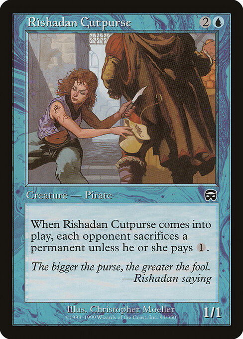Rishadan Cutpurse - Mercadian Masques Magic card