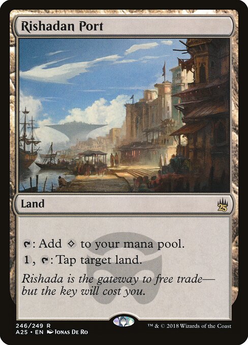 Rishadan Port - Masters 25 (#246) - Illustrated by Jonas De Ro - Magic: The Gathering Card