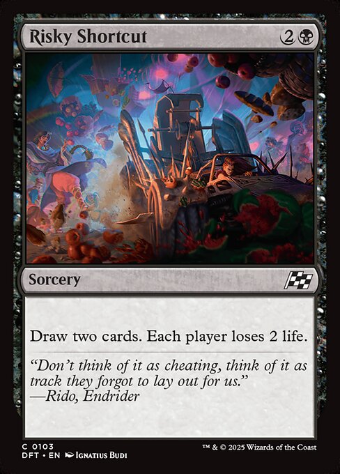 Risky Shortcut - Aetherdrift Magic card