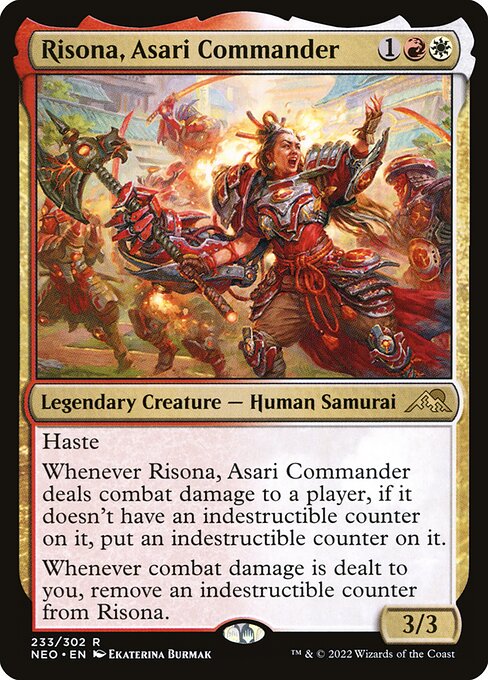 Risona, Asari Commander - Kamigawa: Neon Dynasty Magic card