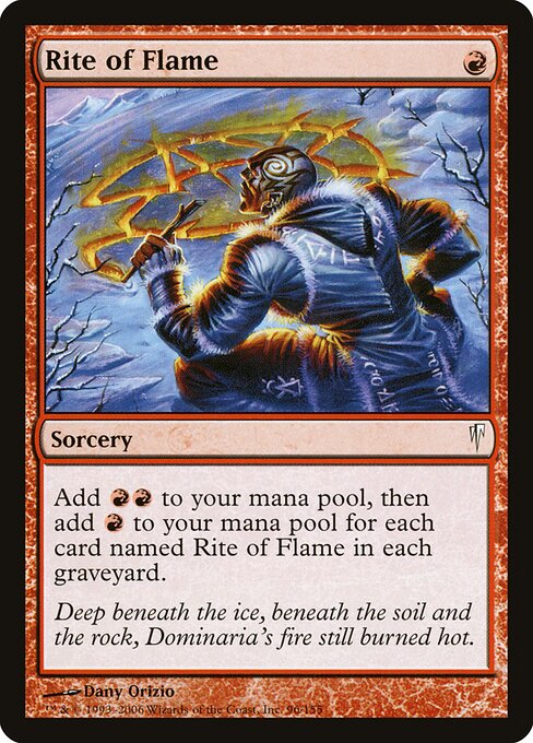 Rite of Flame - Coldsnap Magic card