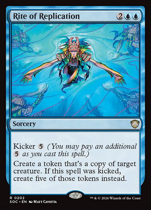Rite of Replication - Secrets of Strixhaven Commander Magic card