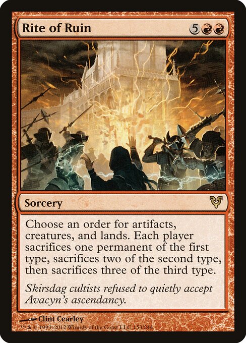 Rite of Ruin - Avacyn Restored Magic card