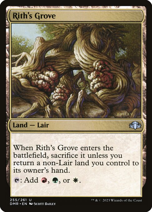 Rith's Grove - Dominaria Remastered (#255) - Illustrated by Scott Bailey - Magic: The Gathering Card