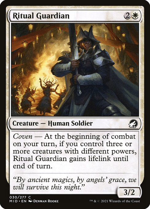 Ritual Guardian - Innistrad: Midnight Hunt Magic card